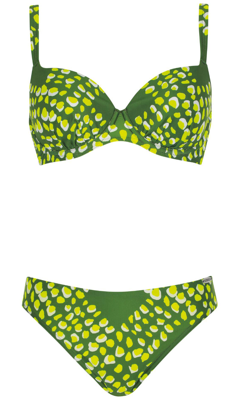 Bikini Set Long Live Lime, Special Order B Cup to G Cup