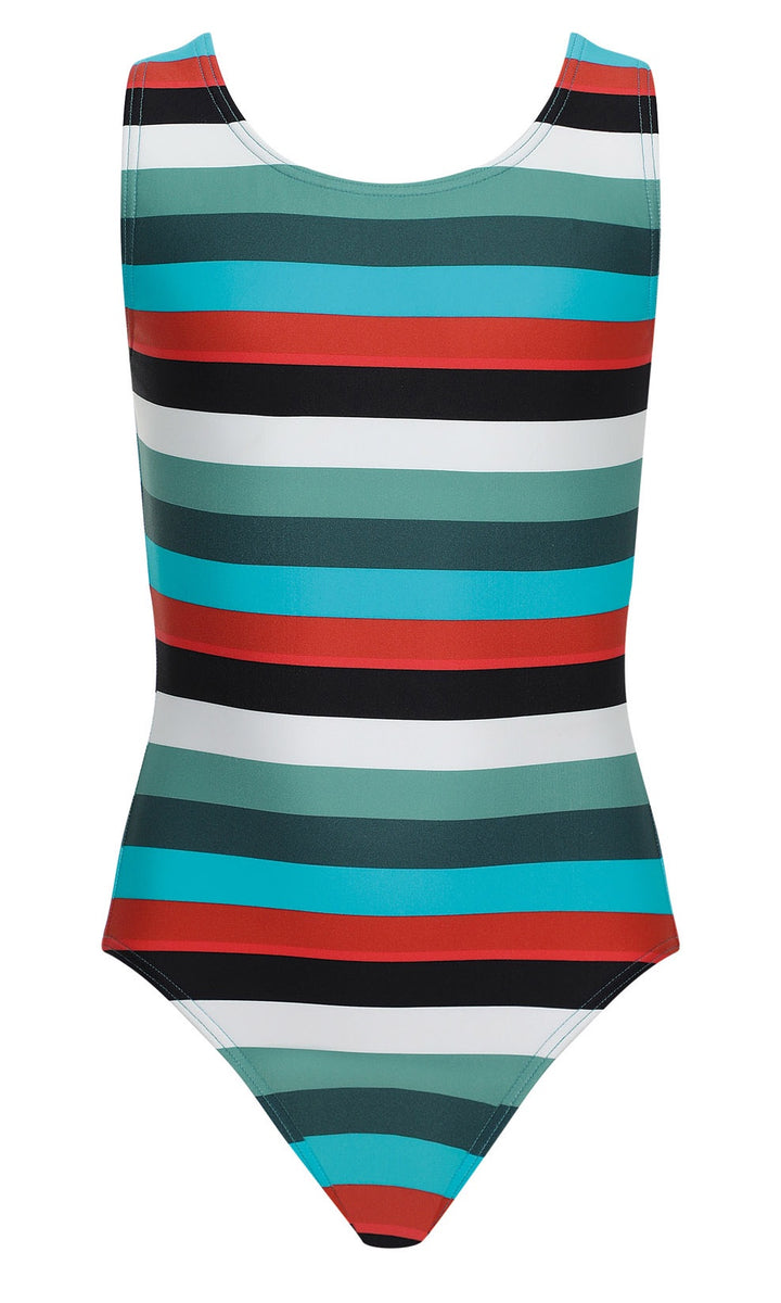 Kids Full Piece Strider, Special Order 2 10 Azure Beach and Resort Wear