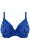 Pebble Cove Blue UW Plunge Bikini Top