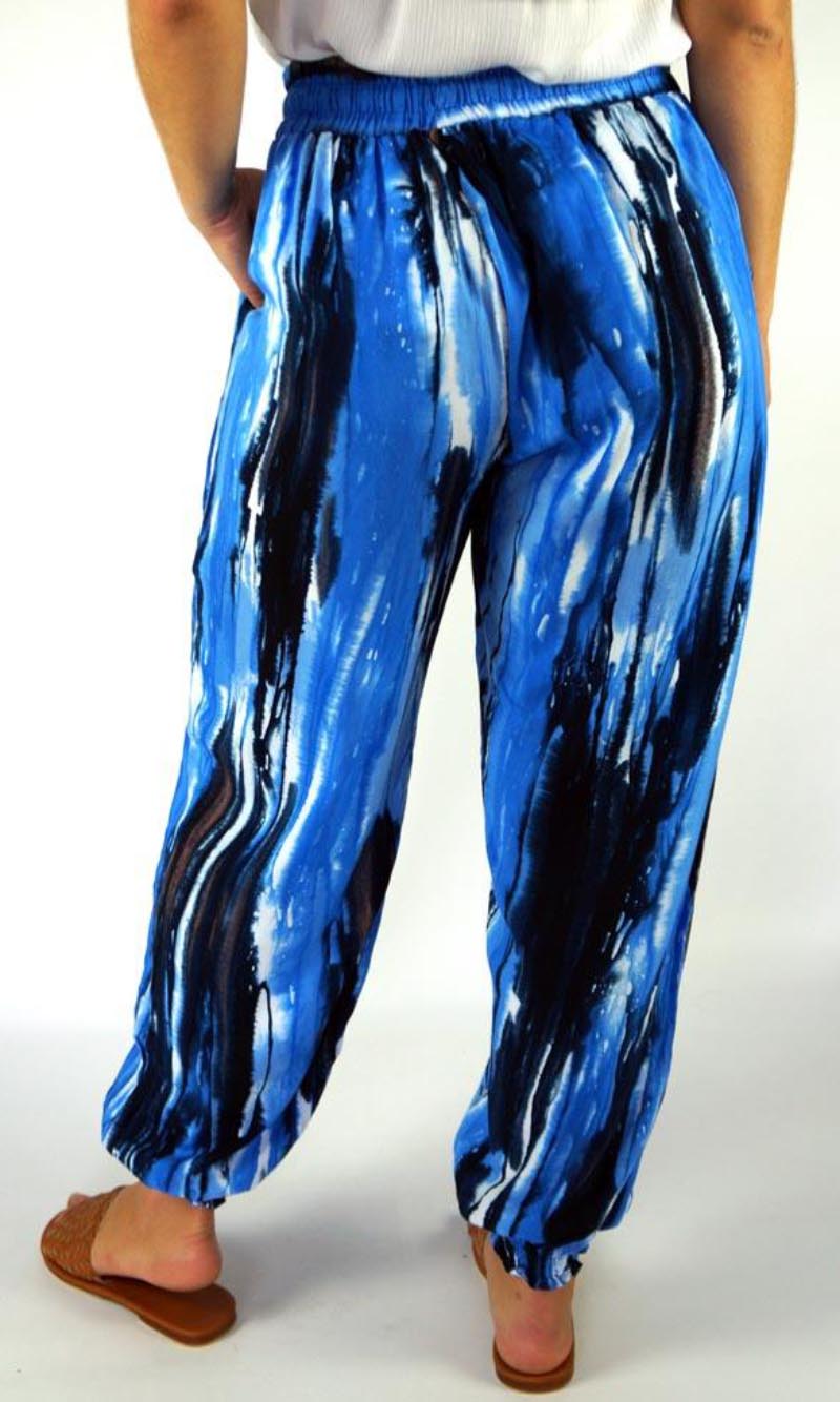 Rayon Pant Gypsy Streaky Tie Dye, More Colours