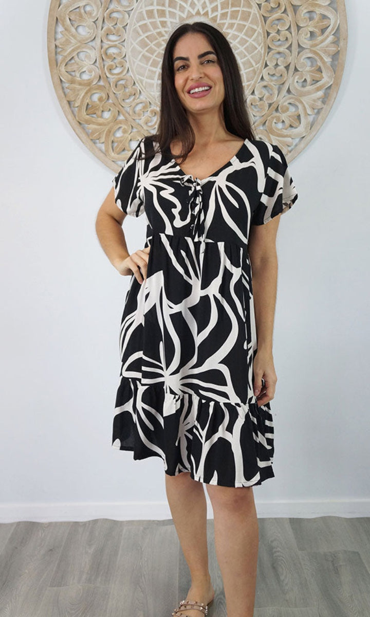 Rayon Dress Kiki Lush, More Colours Azure Beach and Resort Wear