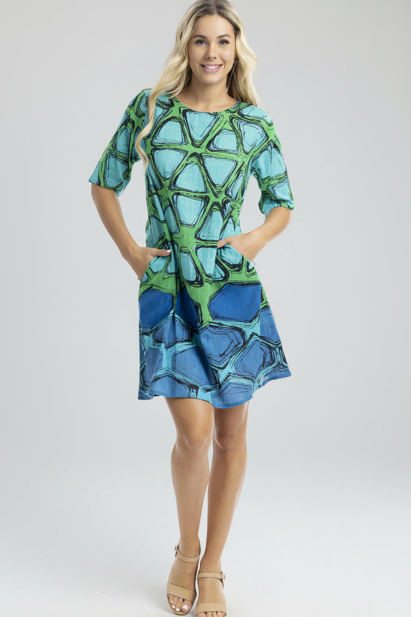 Cotton Dress Contemporary Whitsundays Azure Beach and Resort Wear Cotton Dress Contemporary Whitsundays Azure Beach and Resort Wear