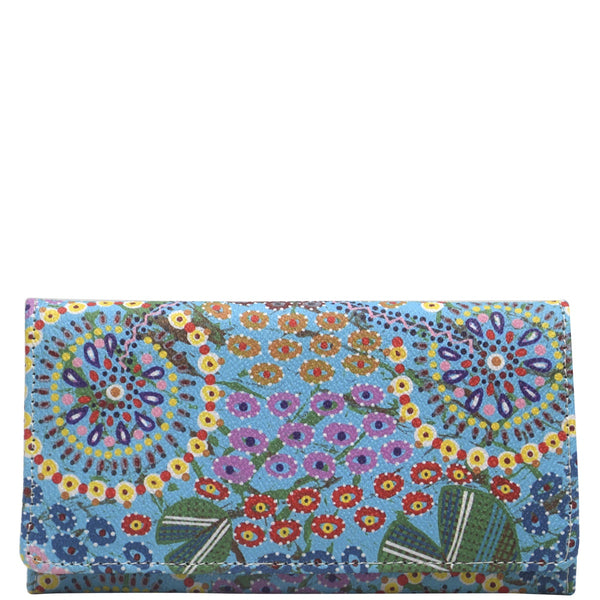 Aboriginal Art Wider Willow Wallet Billabong Azure Beach and Resort Wear