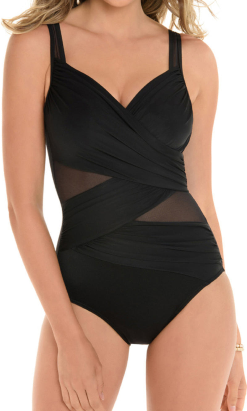 Network Madero Underwired Shaping Swimsuit Black, Fits A Cup to C Cup
