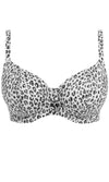 Cala Selva Leopard UW Plunge Bikini Top