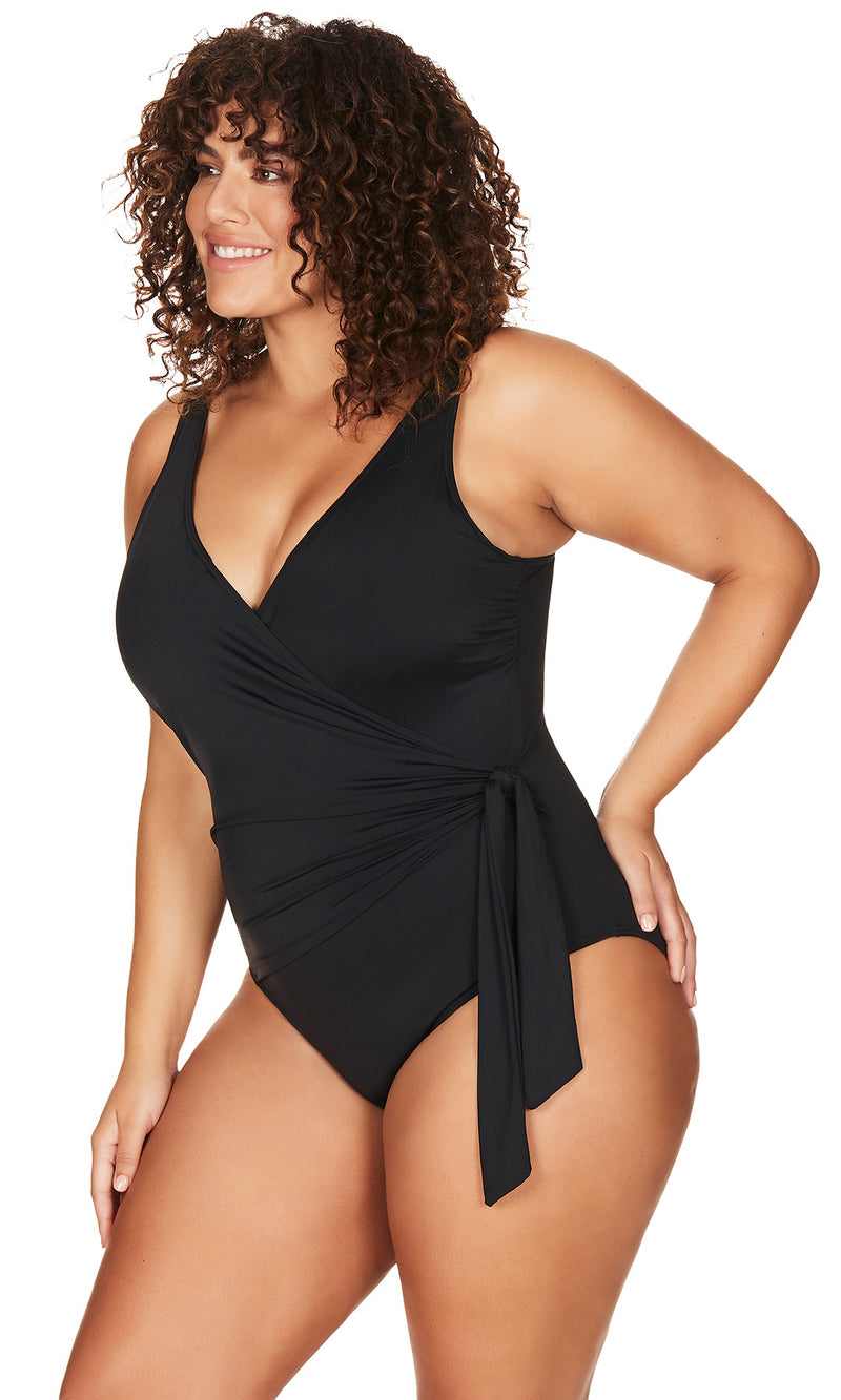 Underwire One Piece Hues Black Hues