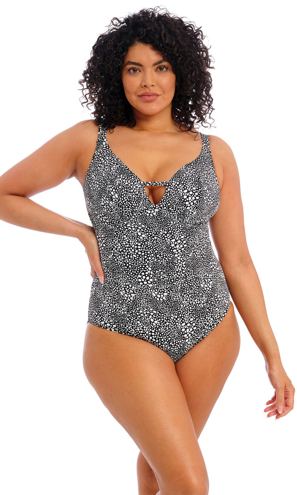 Pebble Cove Black Non Wired Swimsuit, Special Order F/FF to H/HH