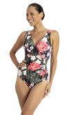 Paige Gathered Surplice One Piece, More Colours