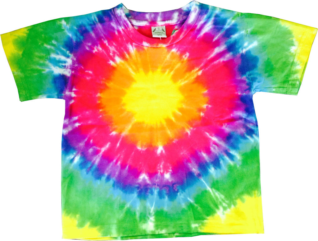 Kids Unisex Tie Dye T-Shirt Circle