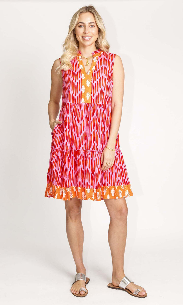 Cotton Checked Sun Dress