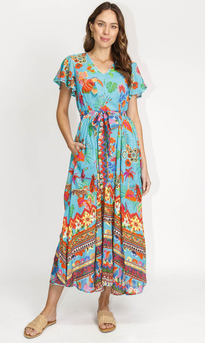 Rayon Modal Maxi Dress Amazon, More Colours – Azure Beach and Resort Wear