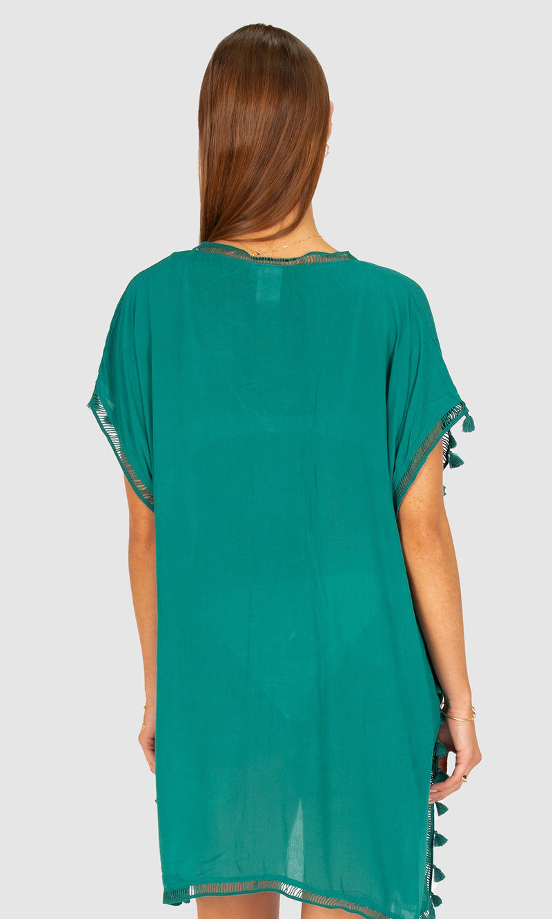 Crinkle Viscose Moroccan Kaftan, More Colours
