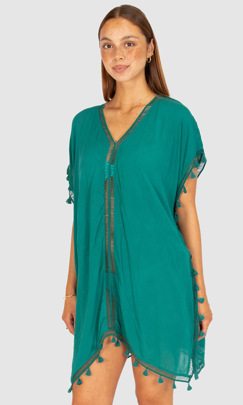 Crinkle Viscose Moroccan Kaftan, More Colours