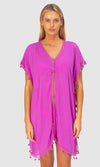 Crinkle Viscose Moroccan Kaftan, More Colours