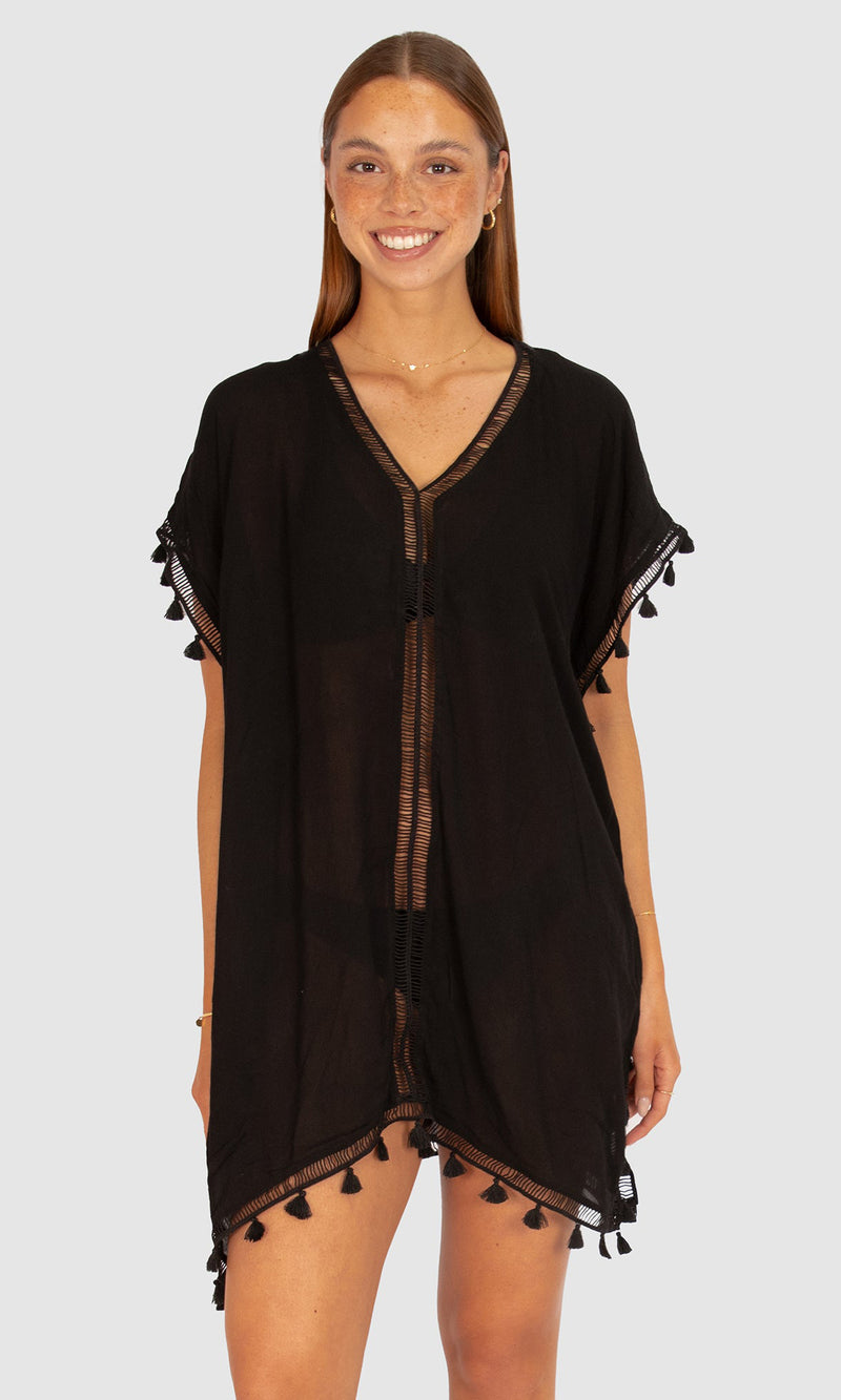 Crinkle Viscose Moroccan Kaftan, More Colours