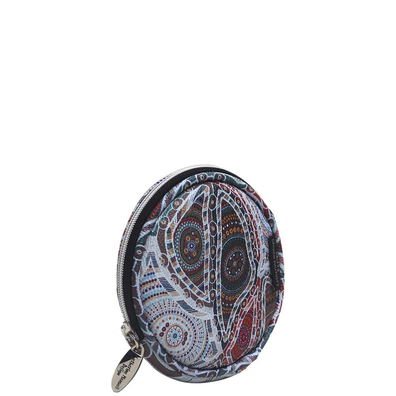 Aboriginal Art Full Moon Coin Purse Family Love