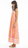 Cotton Strappy Maxi Dress Layla