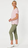 Cotton Twill Stretch Capri Pant, More Colours