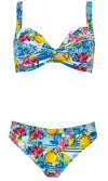 Bikini Set Citrus Coastline, Special Order B Cup to D Cup