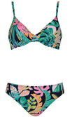 Bikini Set Tropic Tendril, Special Order B Cup to D Cup