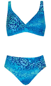 Bikini Set Coral Cascade, Special Order B Cup to E Cup