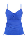 Beach Waves Ultramarine UW Twist Front Tankini, Special Order D Cup to H Cup