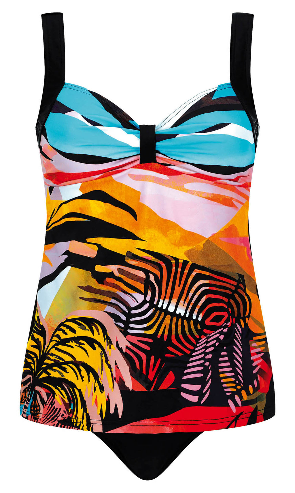 Tankini Set Ember Palms, Special Order B Cup to F Cup
