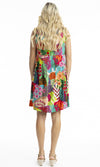 Rayon Dress Contemporary Sleeveless, More Print