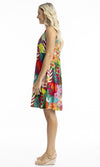 Rayon Dress Contemporary Sleeveless, More Print