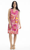 Rayon Dress Contemporary Sleeveless, More Print