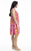 Rayon Dress Contemporary Sleeveless, More Print