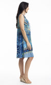 Rayon Dress Contemporary Sleeveless, More Print