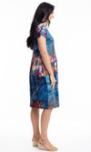 Cotton Knit Dress Bubble Short Sleeve, More Prints