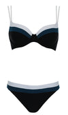 Bikini Set Midnight Edge, Special Order B Cup to G Cup