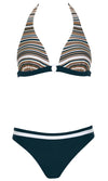 Bikini Set Tan Panel, Special Order A Cup to D Cup