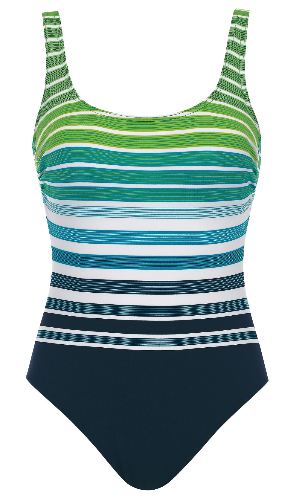 Full Piece Coastal Stripes, Special Order B Cup to E Cup