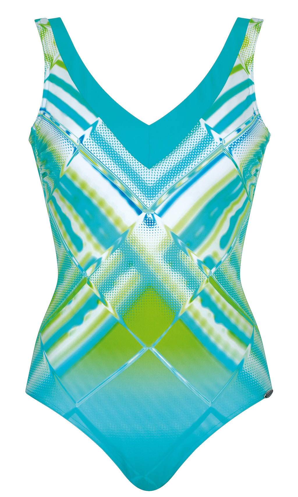 Full Piece Tummy Control Mint Glow, Special Order B Cup to F Cup