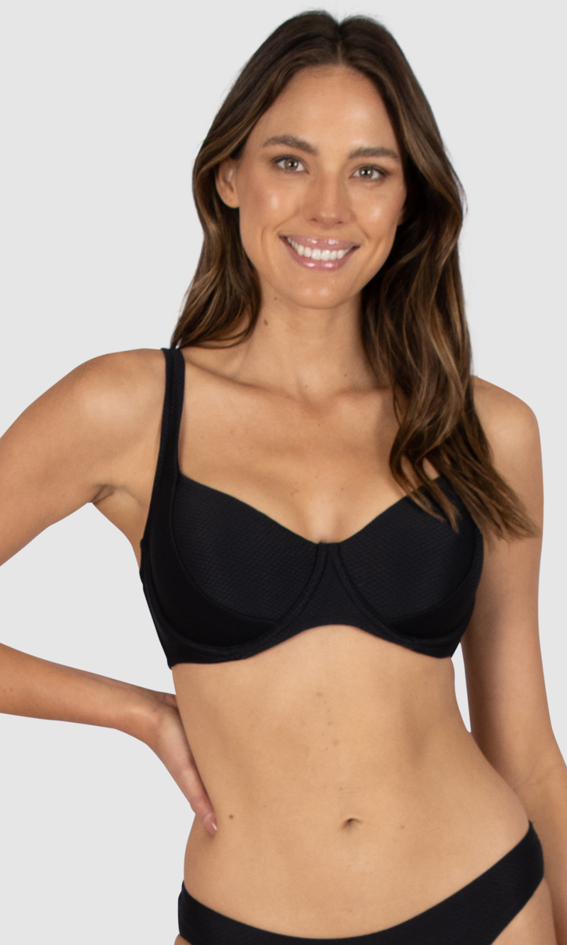 C-DD Underwire Bra Bikini Top Rococco.