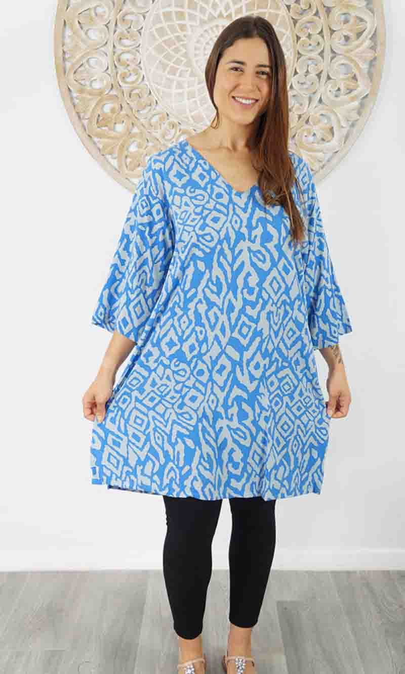 Rayon Tunic 3/4 Sleeve Asmat, More Colours