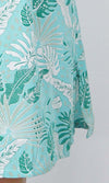 Rayon Tunic 3/4 Sleeve Tropical Leaves, More Colours