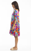 Rayon Dress Layers 3/4 Sleeve Frida