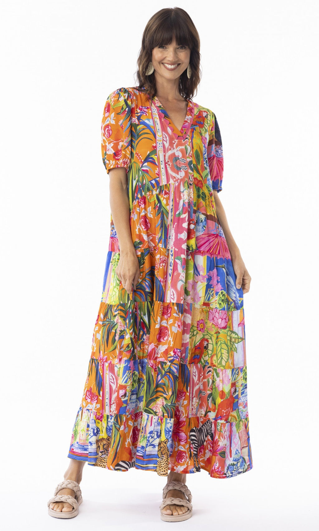 Rayon Dress Maxi Stefania