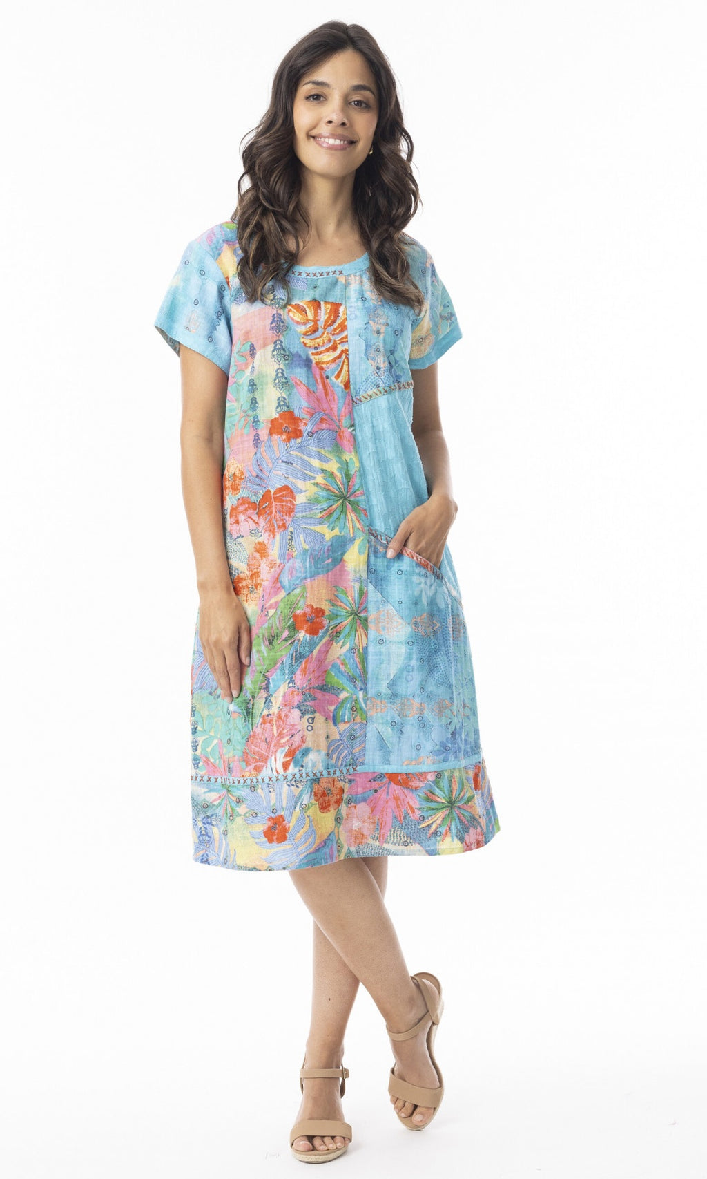 Cotton Dress Patch Malvinas