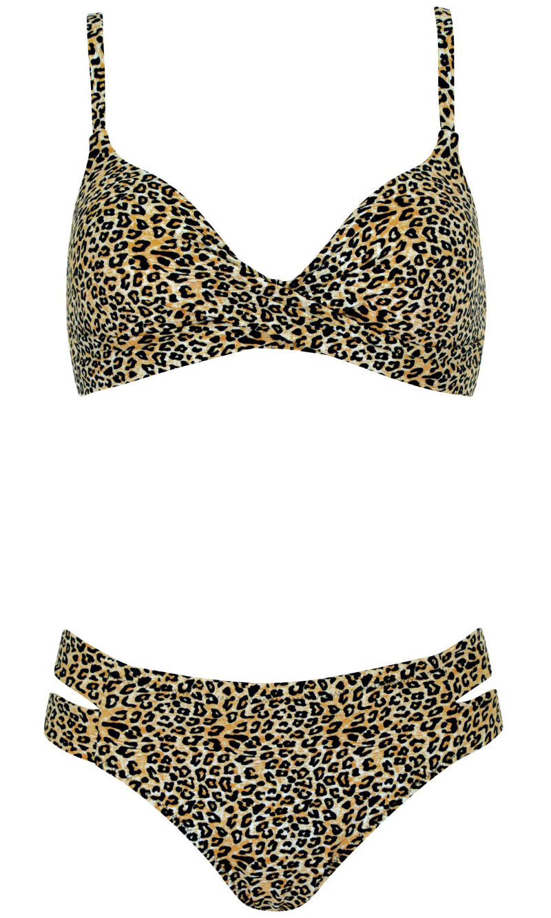 Bikini Set Cougar Jungle, Special Order B Cup to D Cup.