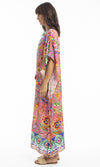 Rayon Kaftan Gabriella Pink