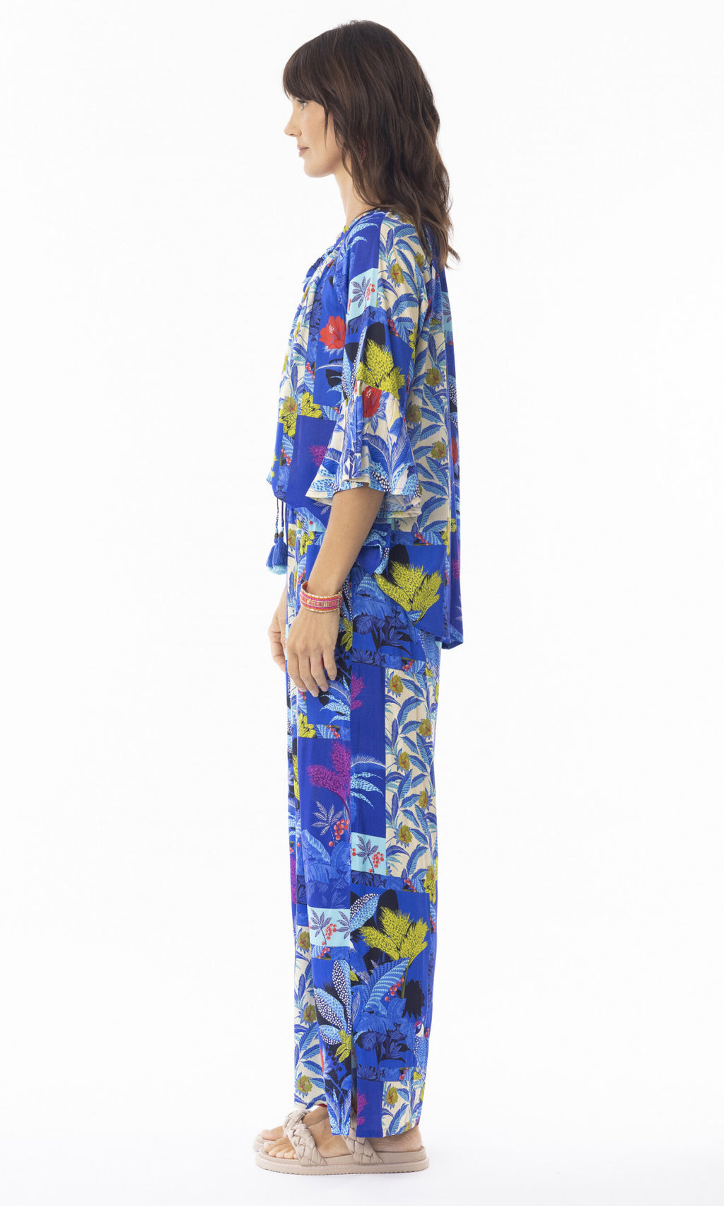 Rayon Top Frill Sleeve Luna