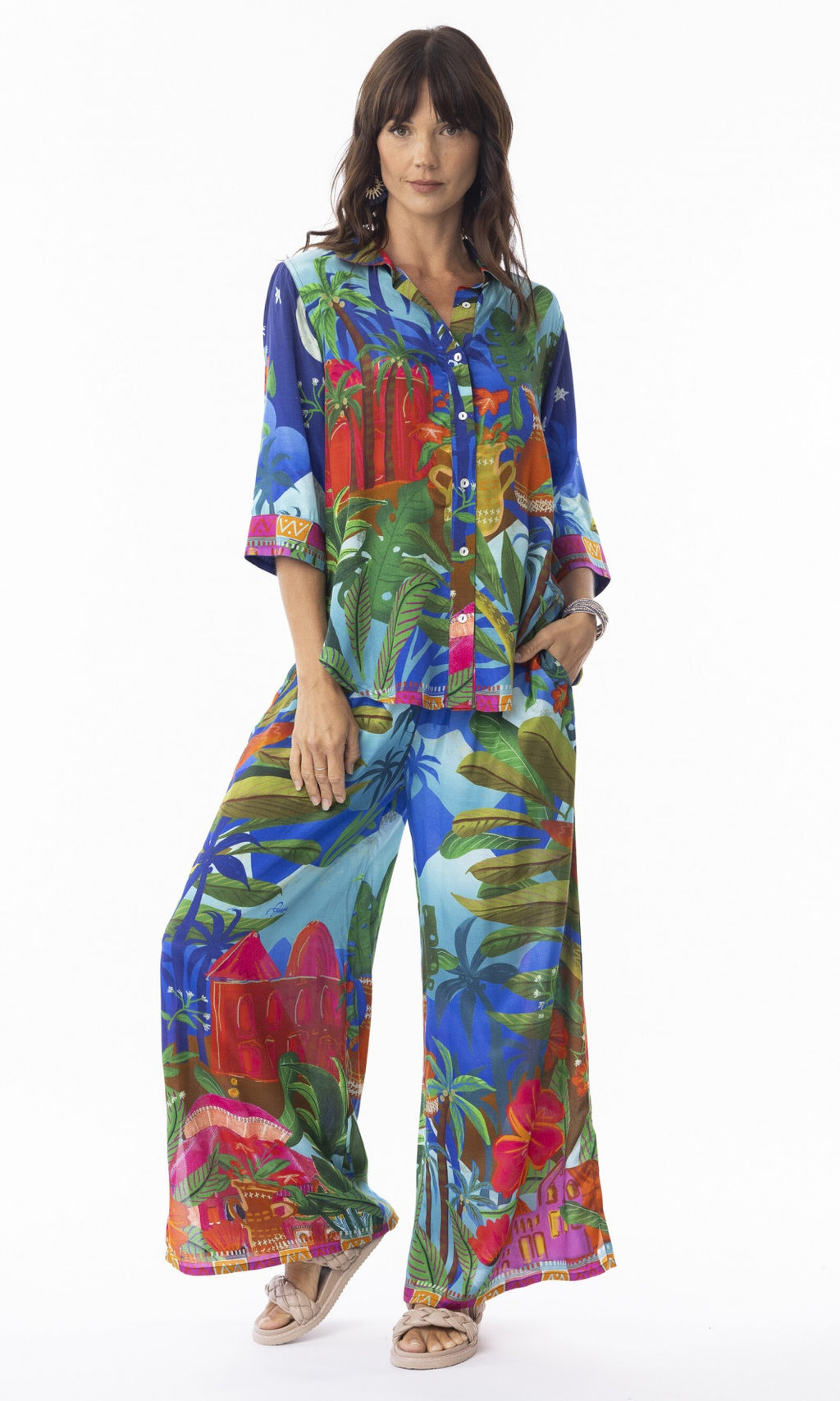 Rayon Shirt Arabian Nights