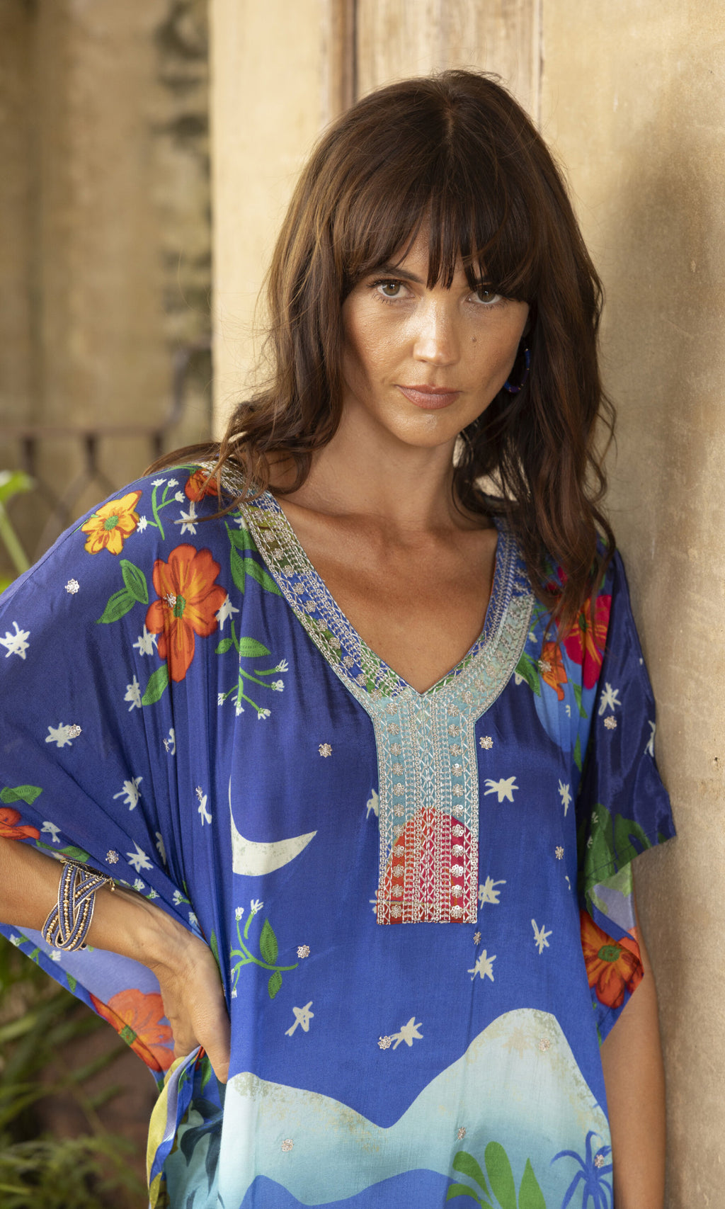 Rayon Kaftan Arabian Nights