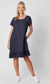 Linen Dress Ruffle Hem (2), More Colours