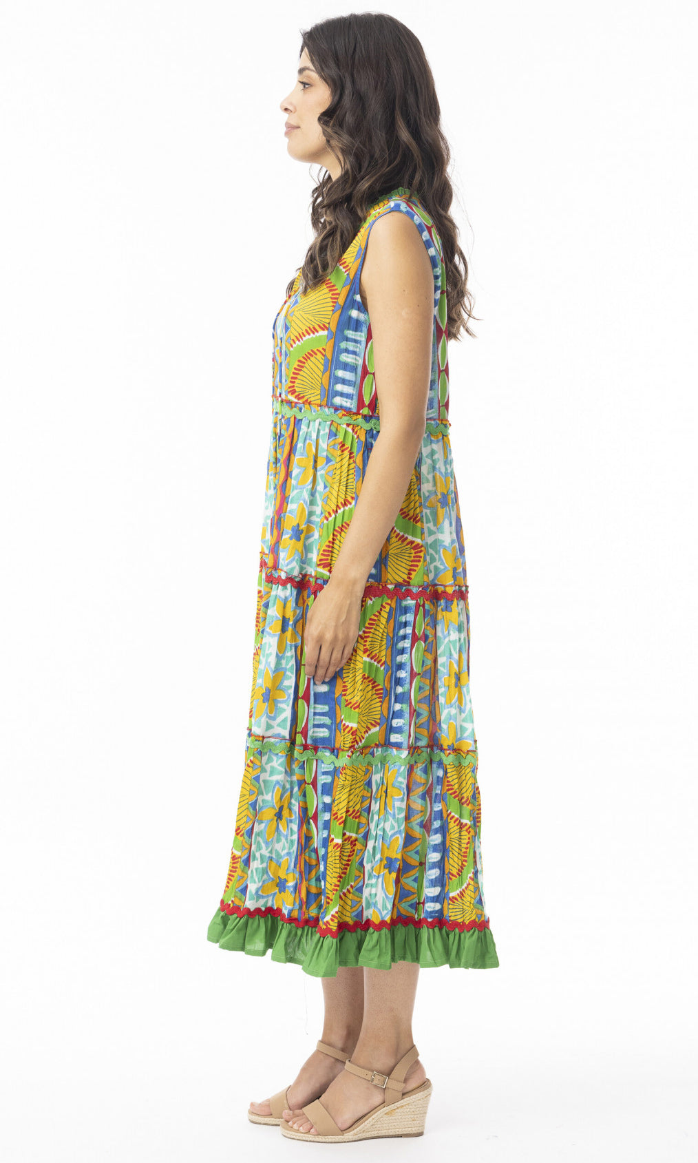 Cotton Dress Boho Sleeveless Ipanema